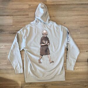 New My Chemical Romance Tan Hoodie I Am Not Afraid To Walk This World Alone 2XL